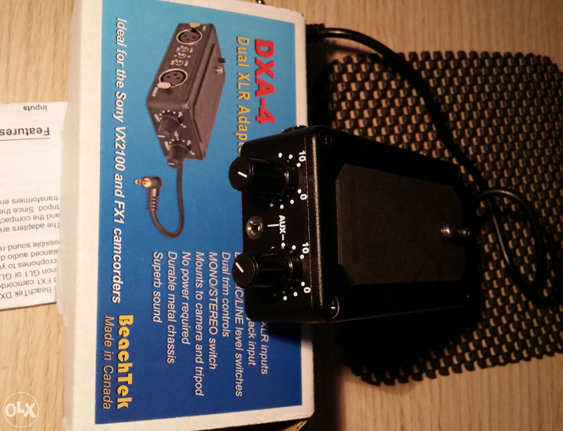 Beachtek DXA 4 - XLR adapter za mikrofon na DSLR