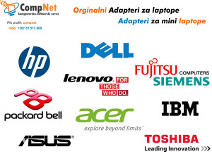 Adapteri za sve laptope - orginalni, novi, polovni