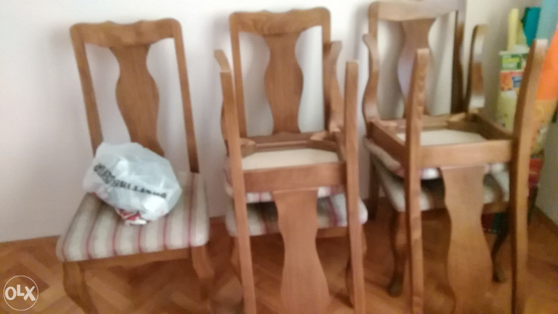 Drvene trpezarijske stolce