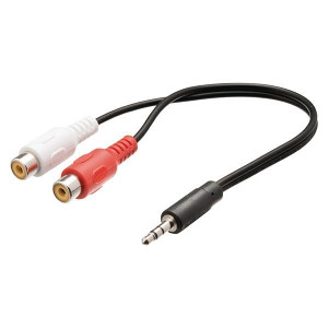 Audio kabal / adapter 3.5mm / 2RCA (6449)