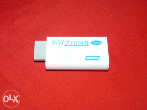 Nintendo Wii HDMI adapter (konverter)