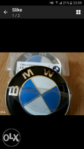 BMW znak za haubu X5,X6,E46,E34, E90, E39, E36