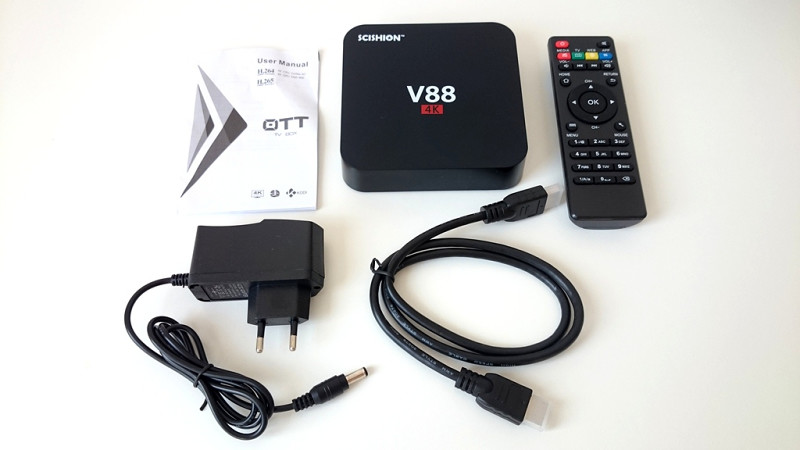 SCISHION V88 Android TV Box, Kodi