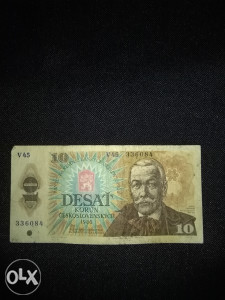 Čehoslovacka novcanica