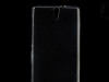 Maska za mobitel Sony Xperia C5 Ultra prozirna i crna