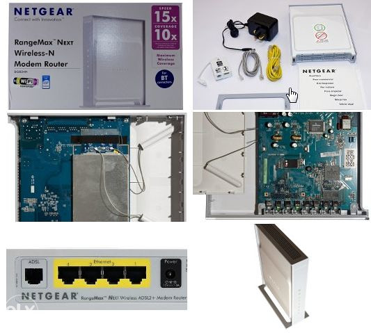 Modem-router ADSL2/2+ Netgear DG834N sa 2 un.antene