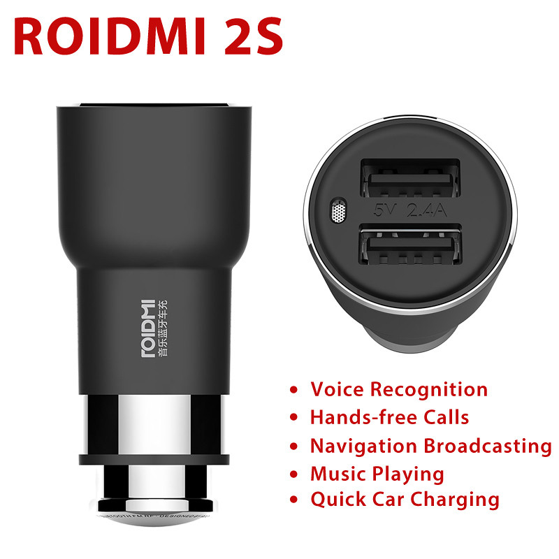 Gocomma RoidMi 2S FM Transmiter Bluetooth 4.2