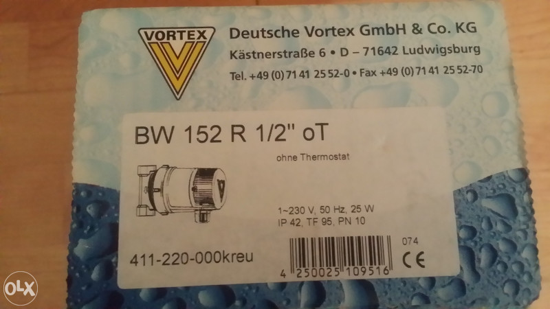  Vortex Brauchwasserpumpe BW 152