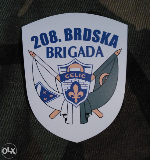 Amblem ARBiH - 208. brdska br. Čelić