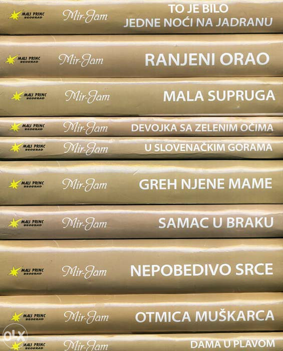Knjiga: Komplet knjiga Mir - Jam 1-10, pisac: Milica Jakovljević Mir-Jam, Romani