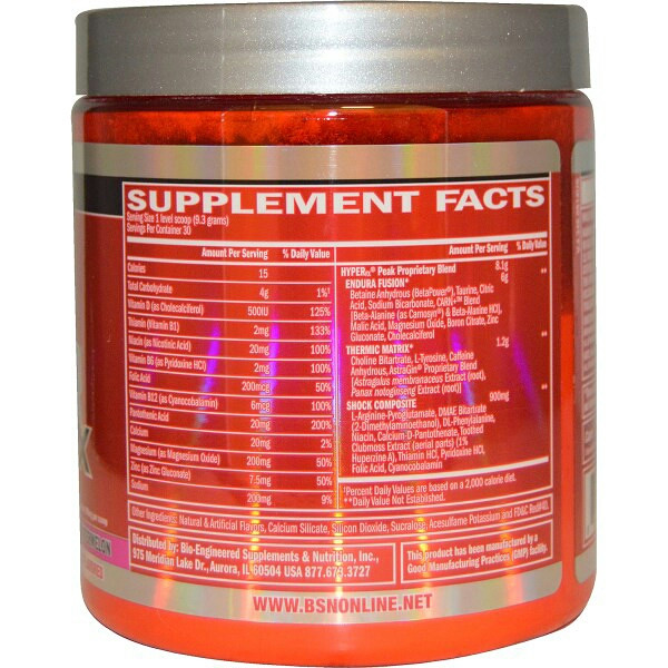 BSN HYPER FX PRE-WORKOUT