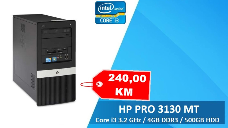 RACUNAR HP PRO 3130 MT i3 Desktop Računari