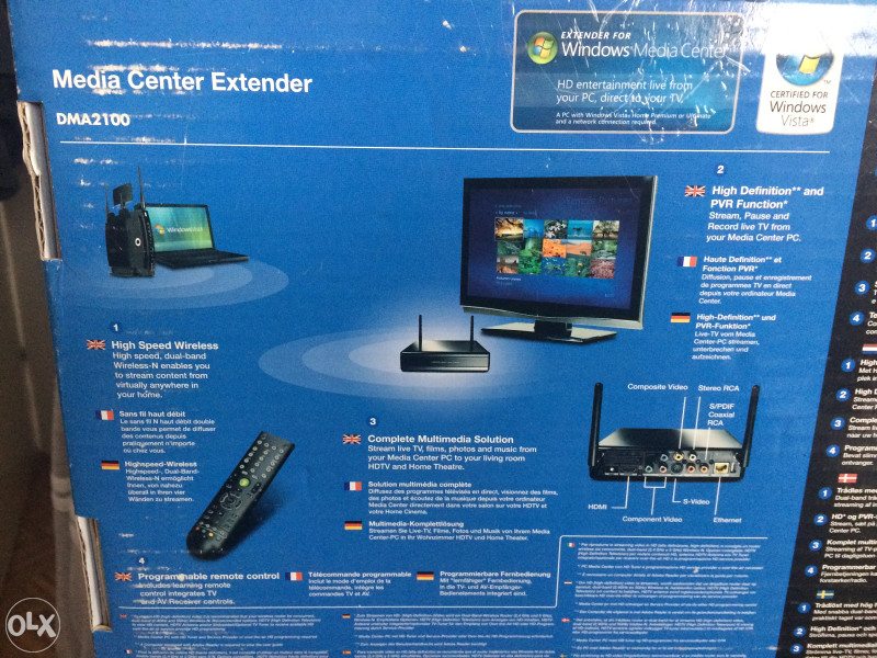 Windows Media Centar Cisco- Linksys DMA2100