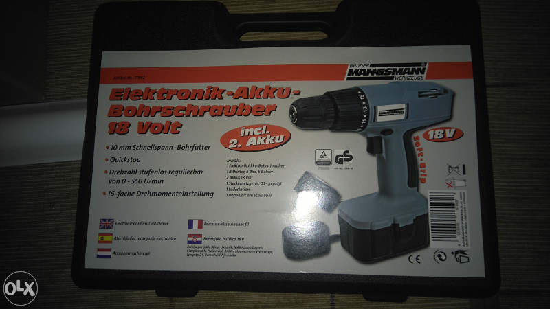 Bušilica akku 18V