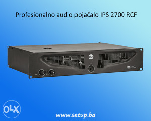 Profesionalno audio pojačalo IPS 2700 RCF