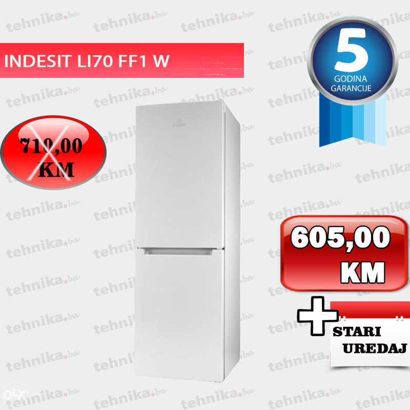 Kombinirani hladnjak Indesit LI70 FF1 W