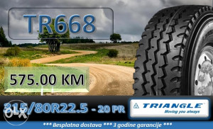 315 80 22.5 TRIANGLE TR668 R22.5