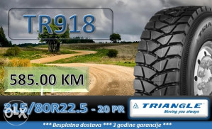 315 80 22.5 TRIANGLE TR918 R22.5