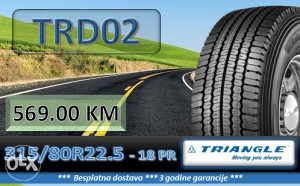 315 80 22.5 TRIANGLE TRD02 R22.5