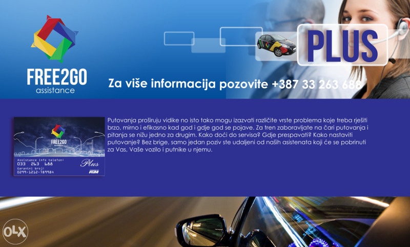FREE2GO PLUS PAKET - POMOĆ NA CESTI