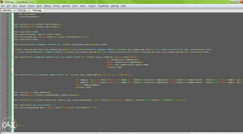 Instrukcije iz programiranja (C, C++, C#, full-stack)