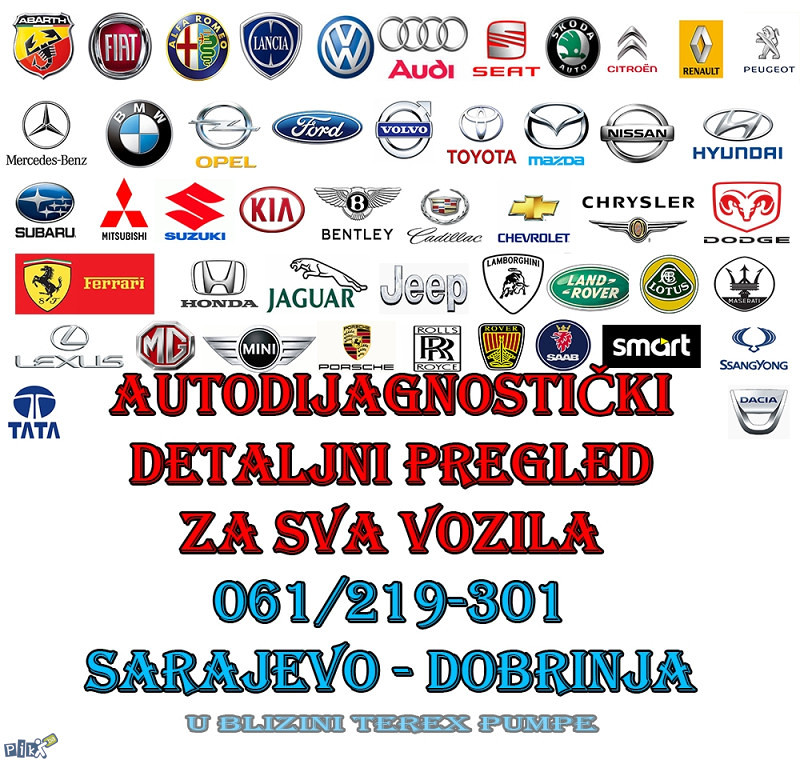 AUTODIJAGNOSTIKA-PREGLED SVIH VOZILA