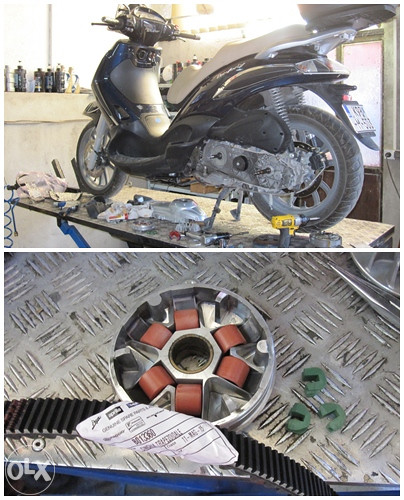 Servis motocikla / Service Motorcycle Piaggio Group