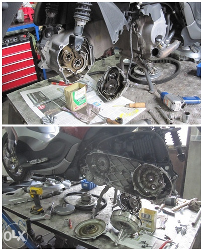Servis motocikla / Service Motorcycle Piaggio Group