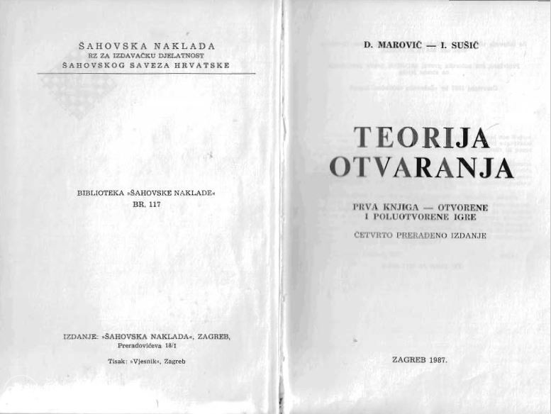 Šahovske knjige (PDF) - 71 knjiga na našem jeziku