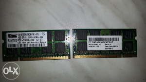Ram DDR2 667MHz PC2 5300S 1GB SODIMM za laptop