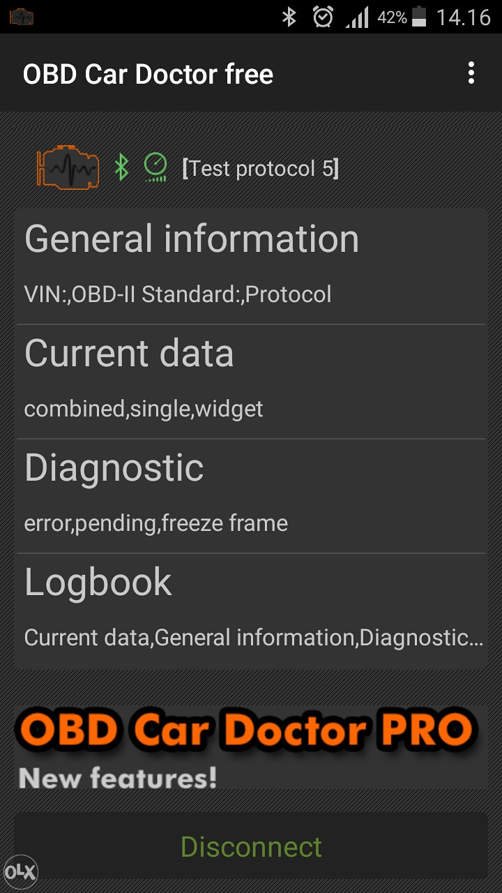 Bluetooth OBDII, auto dijagnostika +CD