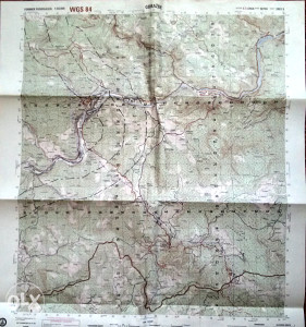 Karte topografske vojne BiH 90 različitih