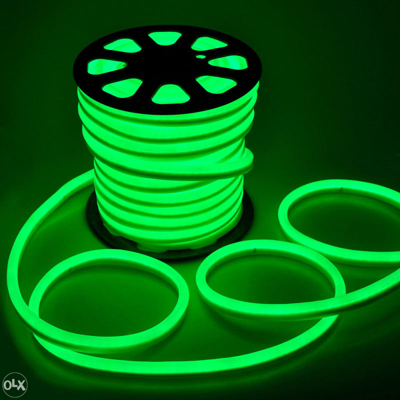 LED neon cijev 26*16mm zelena boja IP66