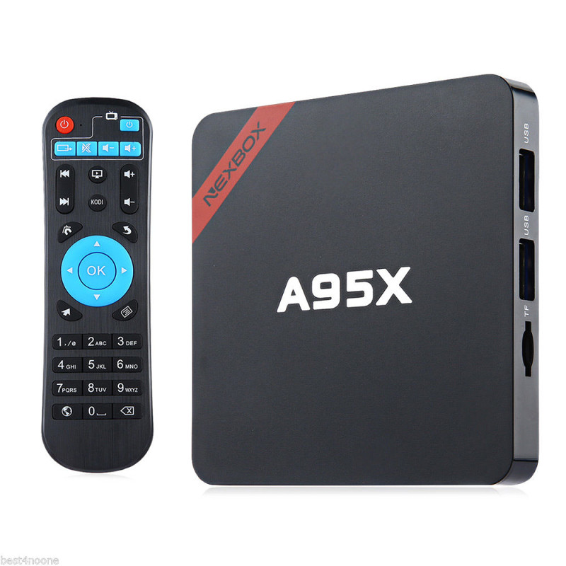 Nexbox A95X Amlogic S905X TV Box Android 6.0 Max KODI IPTV Smart TV Box  Android Media Player