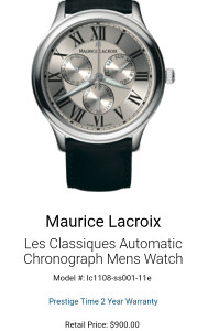 Muški sat Maurice Lacroix LC 1108