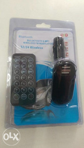 MP3 FM Wireless Modulator Bluetooth