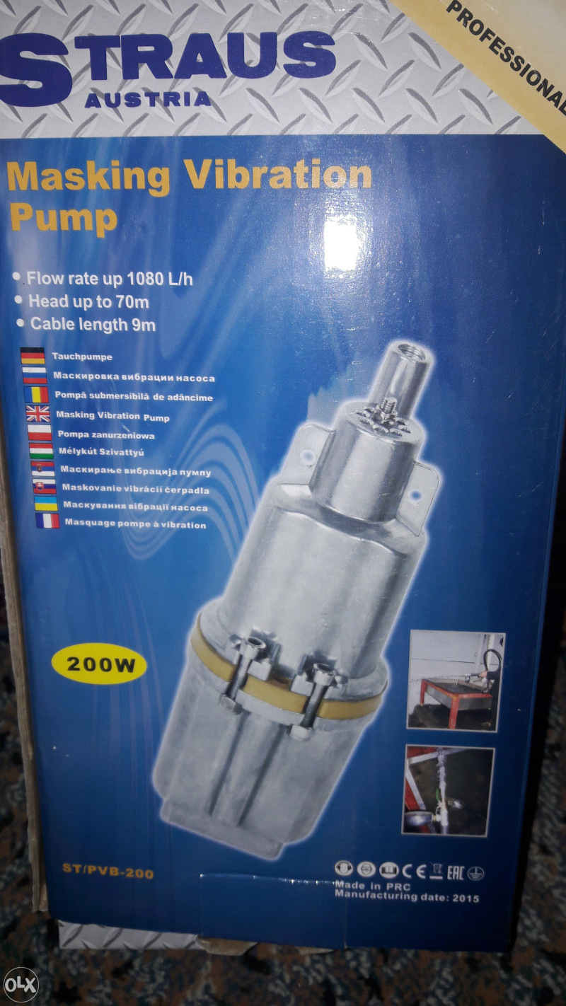 PUMPA ZA VODU STRAUS AUSTRIA 1080 LH