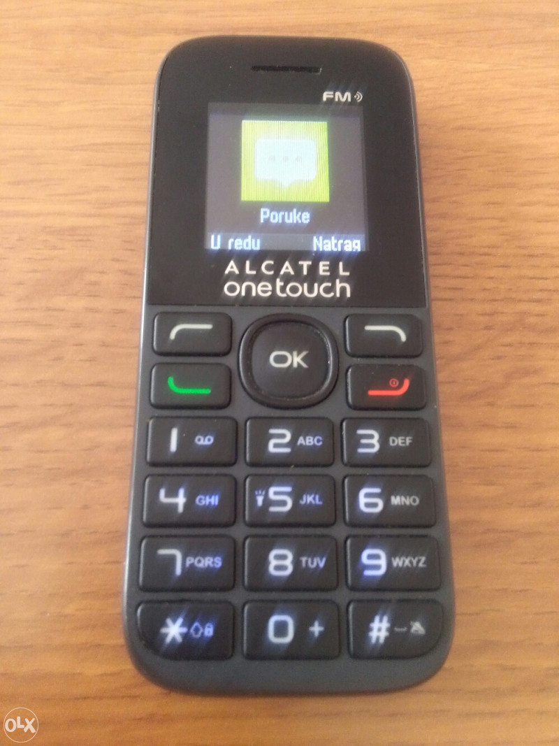 ALCATEL 1030D DUAL SIM NA SVE KARTICE PUNJAC - Mobiteli - OLX.ba