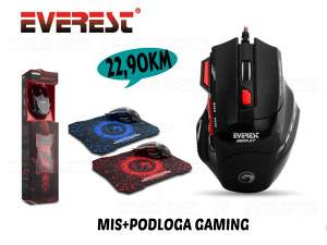 MIŠ GAMING EVEREST +  PODLOGA