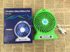 Mini USB ventilator + POWER BANK ZELENI
